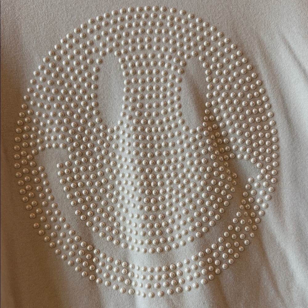 Spiritual Gangster Cream Smiley Face Sweater - Picture 3 of 4